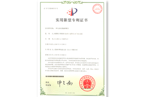 Patent certificate